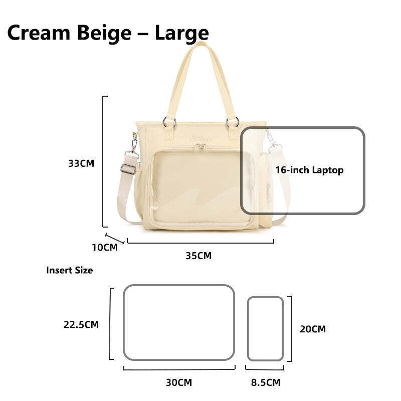 Convertible Ita Bag for Pin Display Convertible Ita Bag for Pin Display