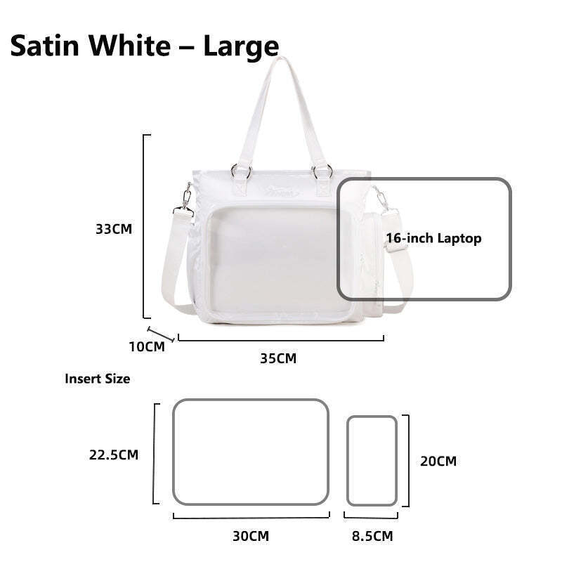 Convertible Ita Bag for Pin Display Convertible Ita Bag for Pin Display