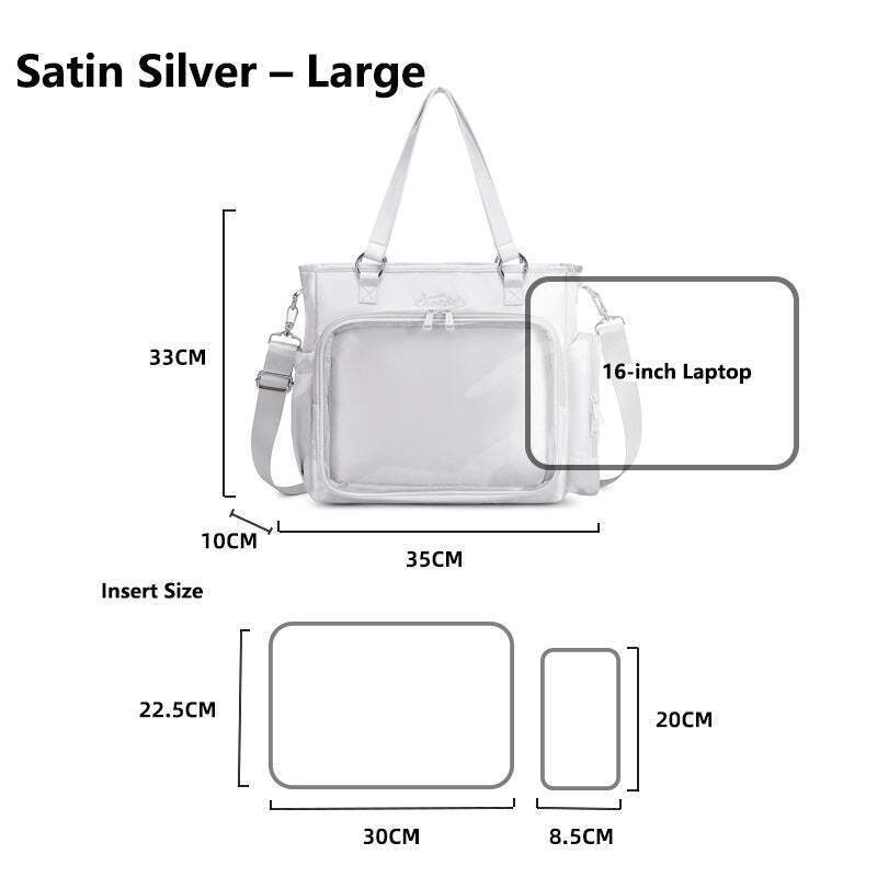 Convertible Ita Bag for Pin Display Convertible Ita Bag for Pin Display