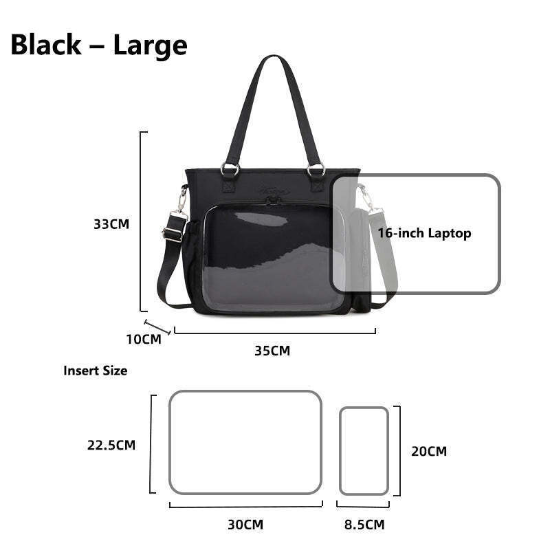 Convertible Ita Bag for Pin Display Convertible Ita Bag for Pin Display