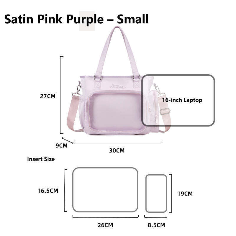 Convertible Ita Bag for Pin Display Convertible Ita Bag for Pin Display
