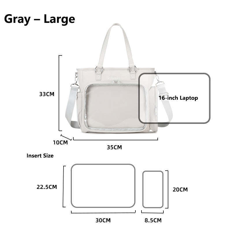 Convertible Ita Bag for Pin Display Convertible Ita Bag for Pin Display