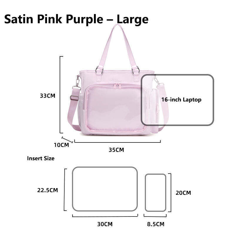 Convertible Ita Bag for Pin Display Convertible Ita Bag for Pin Display