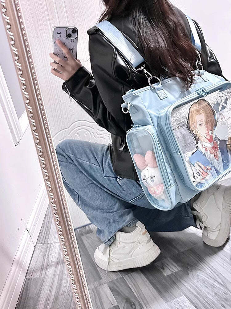 Convertible Ita Bag for Pin Display Convertible Ita Bag for Pin Display