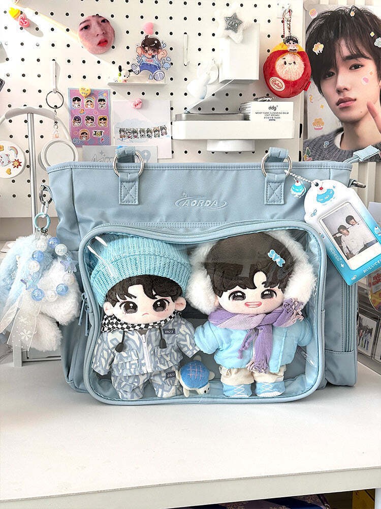 Convertible Ita Bag for Pin Display Convertible Ita Bag for Pin Display