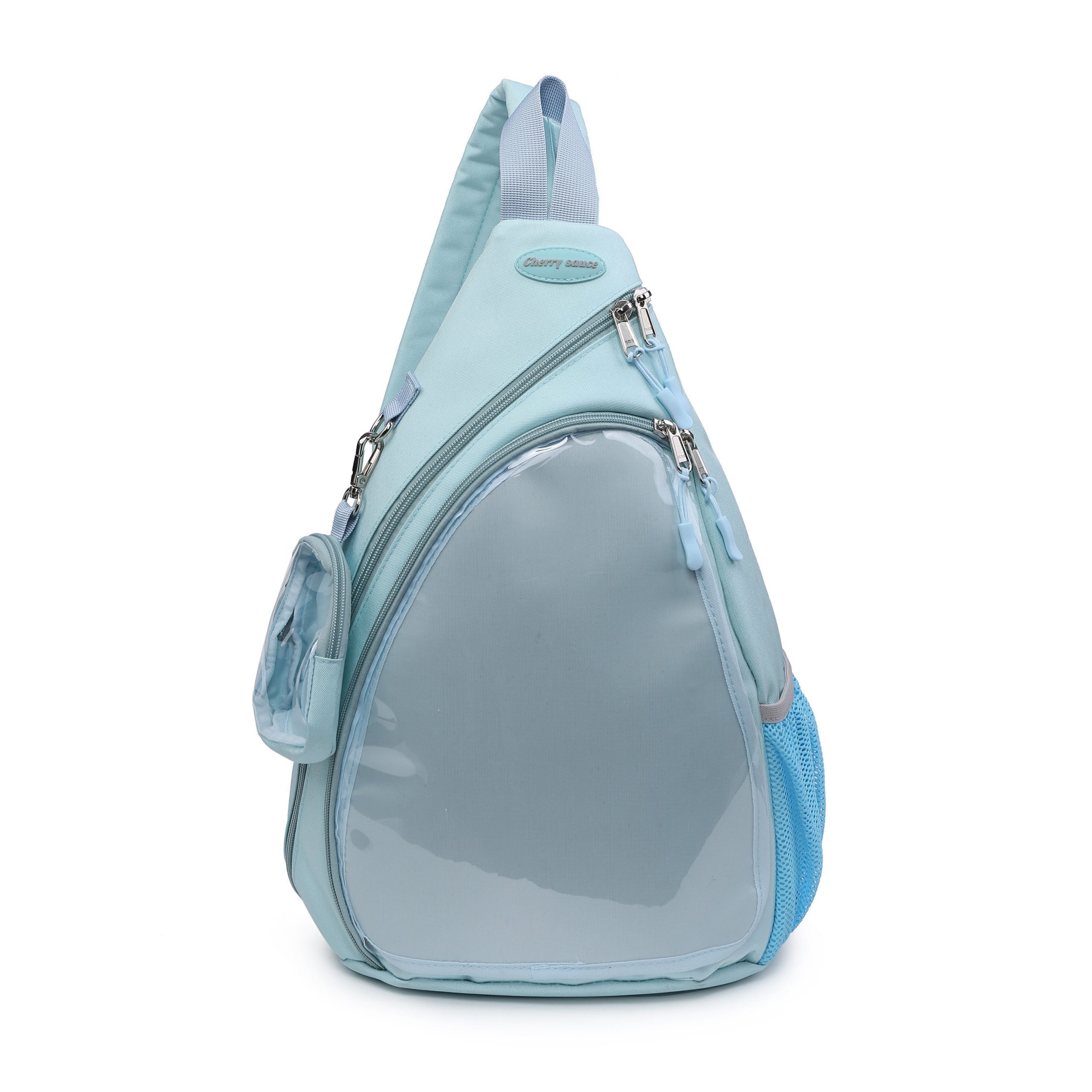 Convertible Ita Bag with Clear Window for Pin Display Convertible Ita Bag with Clear Window for Pin Display