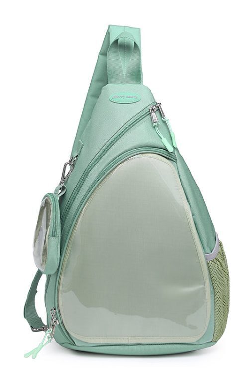 Convertible Ita Bag with Clear Window for Pin Display