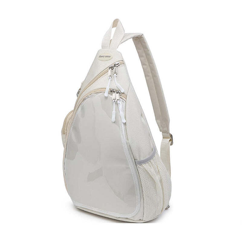 Convertible Ita Bag with Clear Window for Pin Display Convertible Ita Bag with Clear Window for Pin Display