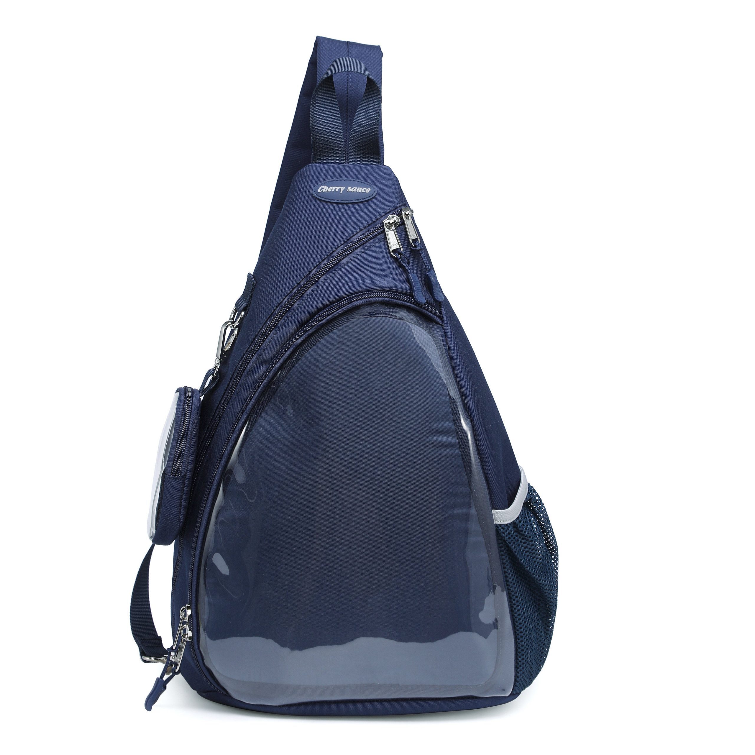 Convertible Ita Bag with Clear Window for Pin Display Convertible Ita Bag with Clear Window for Pin Display