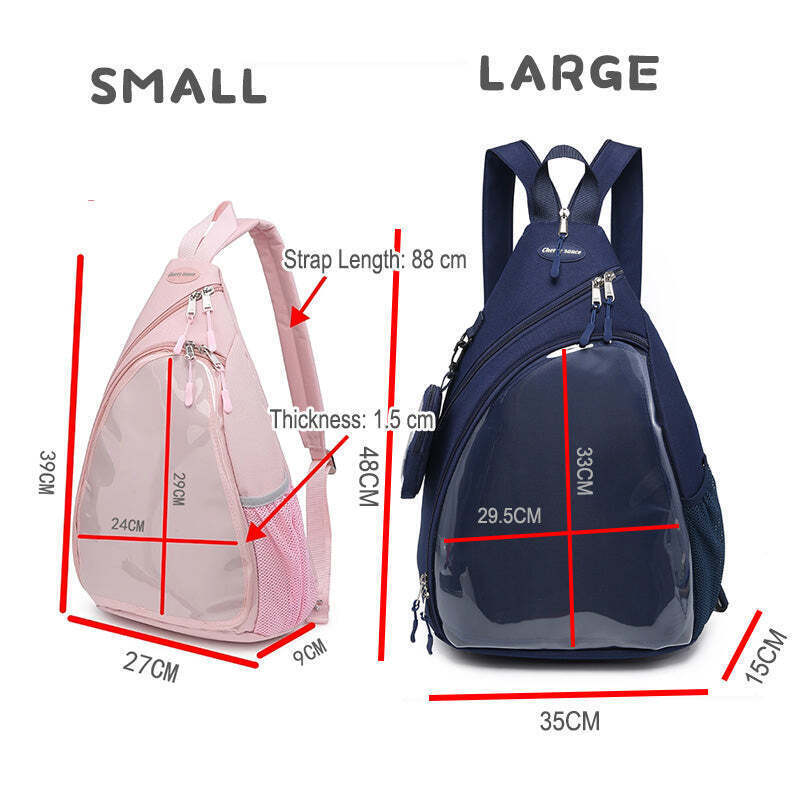 Convertible Ita Bag with Clear Window for Pin Display Convertible Ita Bag with Clear Window for Pin Display
