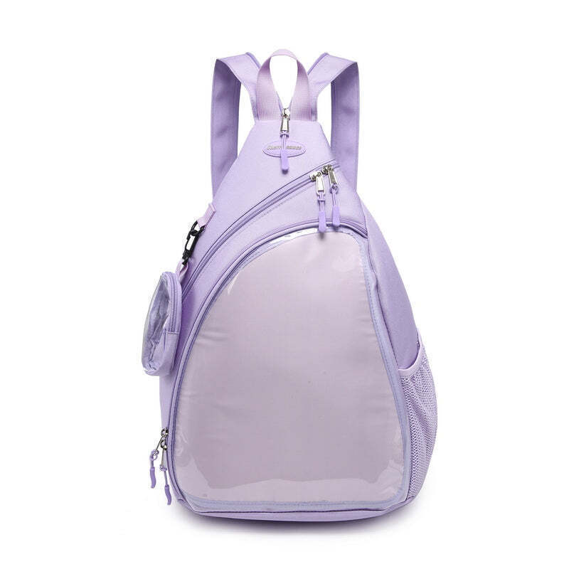 Convertible Ita Bag with Clear Window for Pin Display Convertible Ita Bag with Clear Window for Pin Display