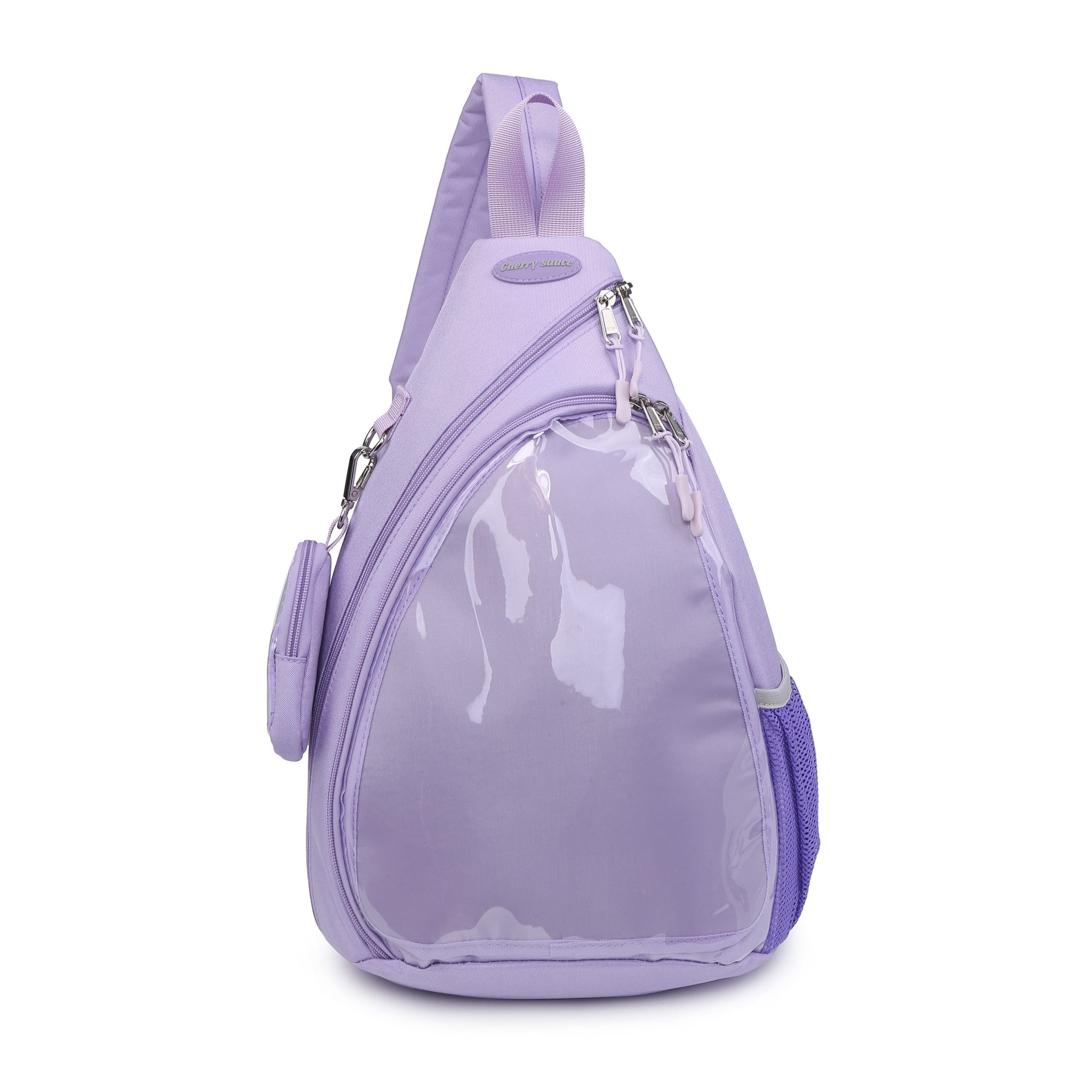 Convertible Ita Bag with Clear Window for Pin Display Convertible Ita Bag with Clear Window for Pin Display