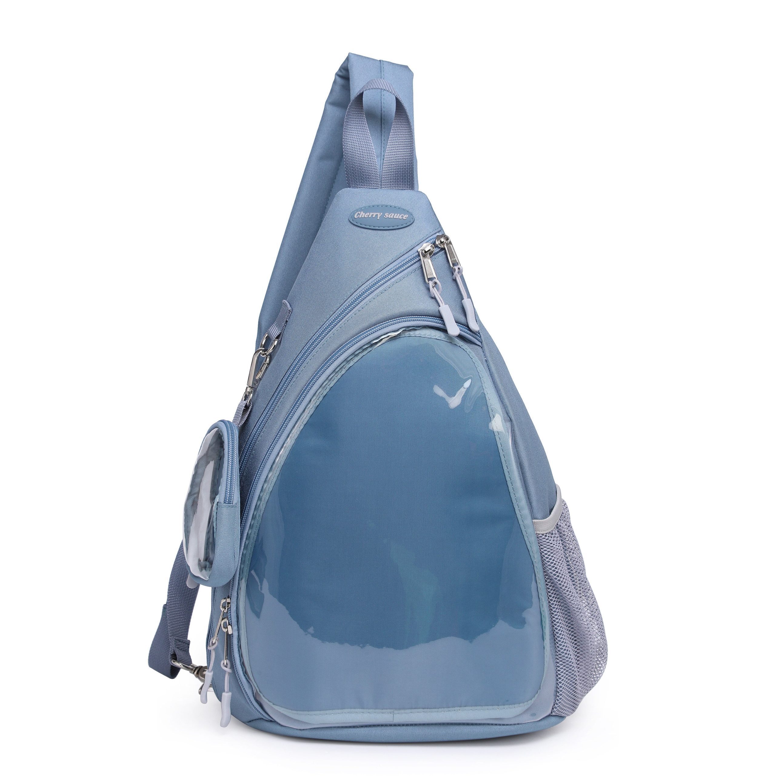 Convertible Ita Bag with Clear Window for Pin Display Convertible Ita Bag with Clear Window for Pin Display