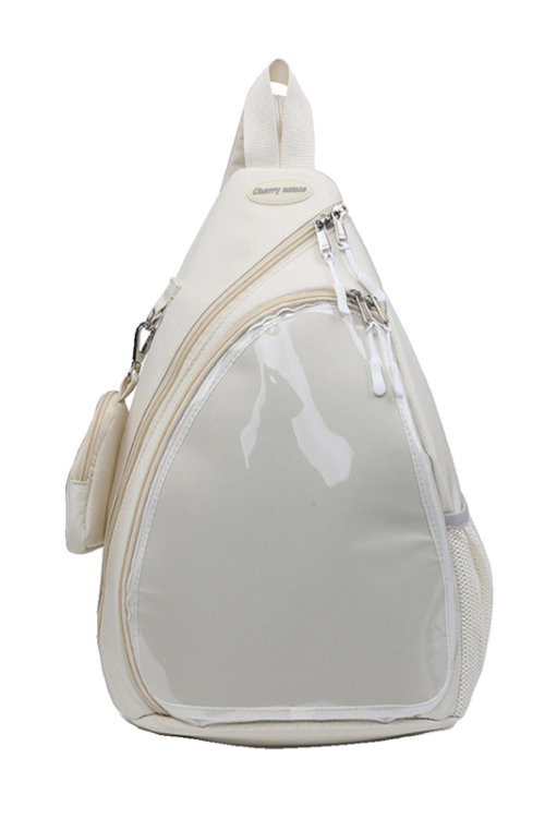 Convertible Ita Bag with Clear Window for Pin Display