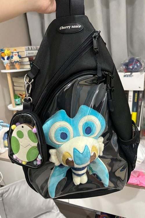 Convertible Ita Bag with Clear Window for Pin Display