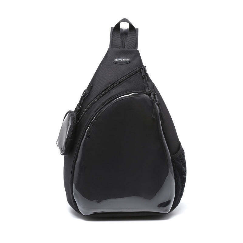 Convertible Ita Bag with Clear Window for Pin Display Convertible Ita Bag with Clear Window for Pin Display