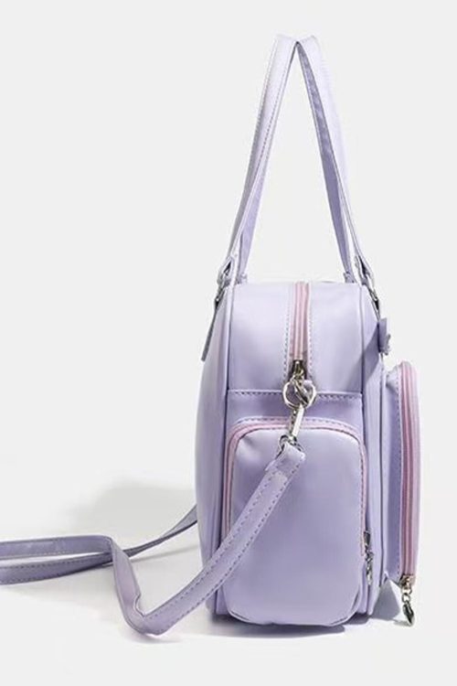 Convertible Ita Bag with Clear Window for Plushies and Pins