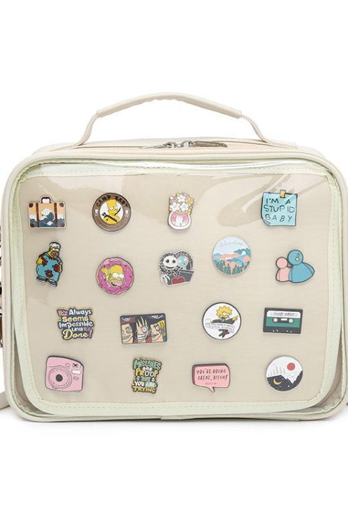 Convertible Ita Bag with Included Insert for Plushies and Pins