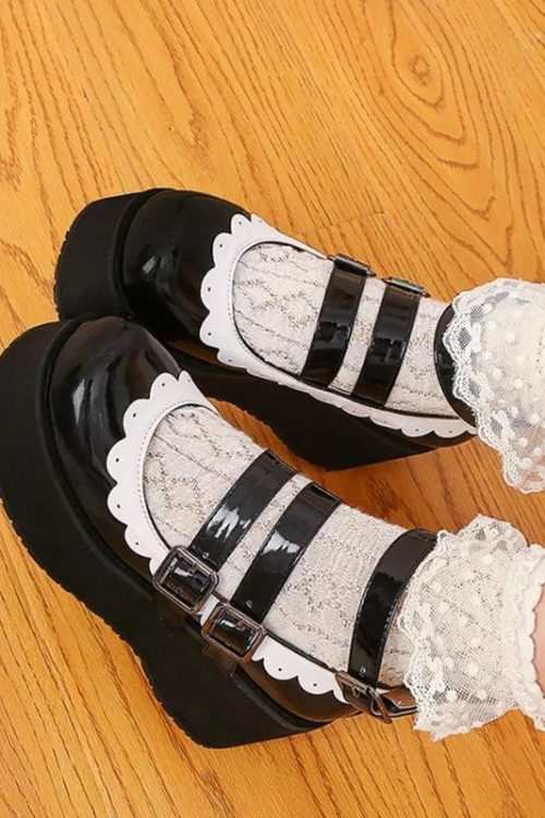 Coquette Platform Mary Jane Shoes
