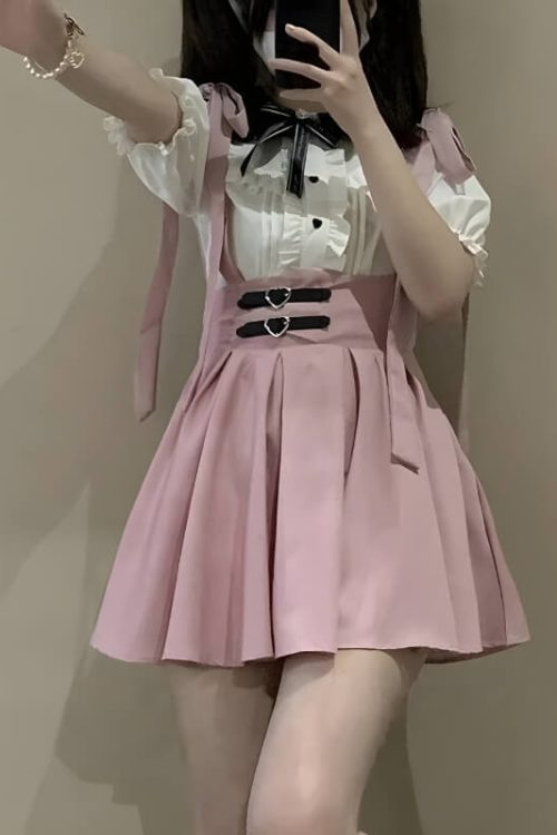 Coquette Suspender Mini Skirt