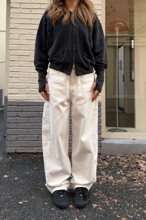 Cotton Denim Pants
