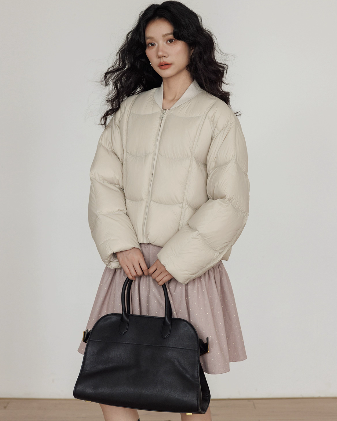 Crew Neck Short Puff Jacket Crew Neck Short Puff Jacket