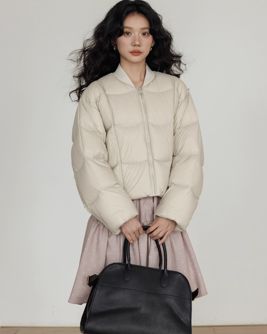 Crew Neck Short Puff Jacket Crew Neck Short Puff Jacket