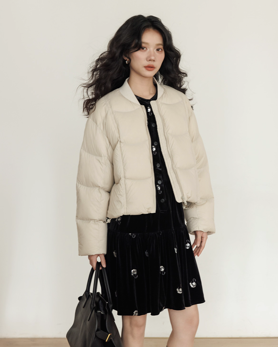 Crew Neck Short Puff Jacket Crew Neck Short Puff Jacket