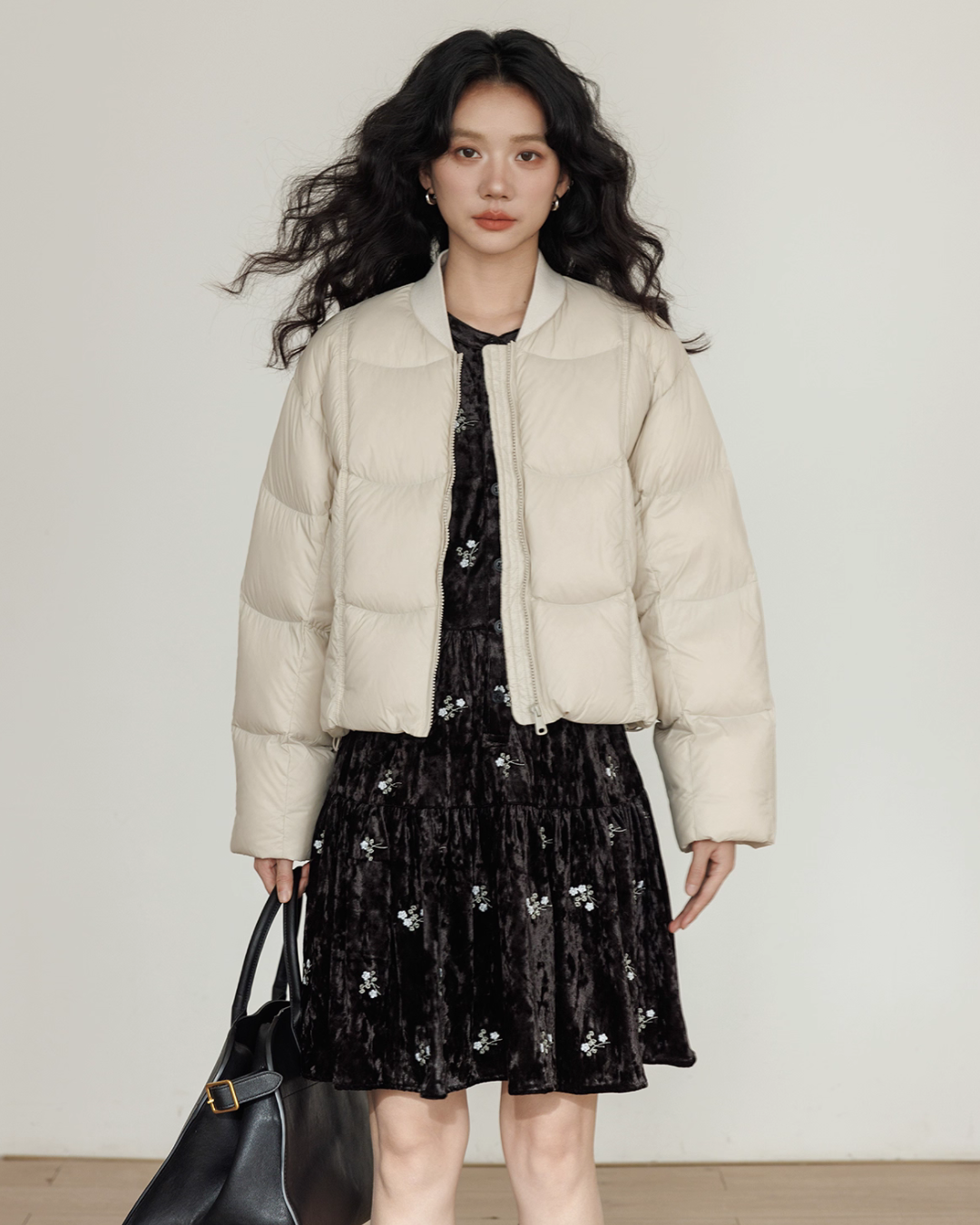 Crew Neck Short Puff Jacket Crew Neck Short Puff Jacket