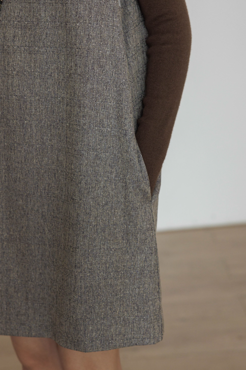 Crew Neck Vest Dress