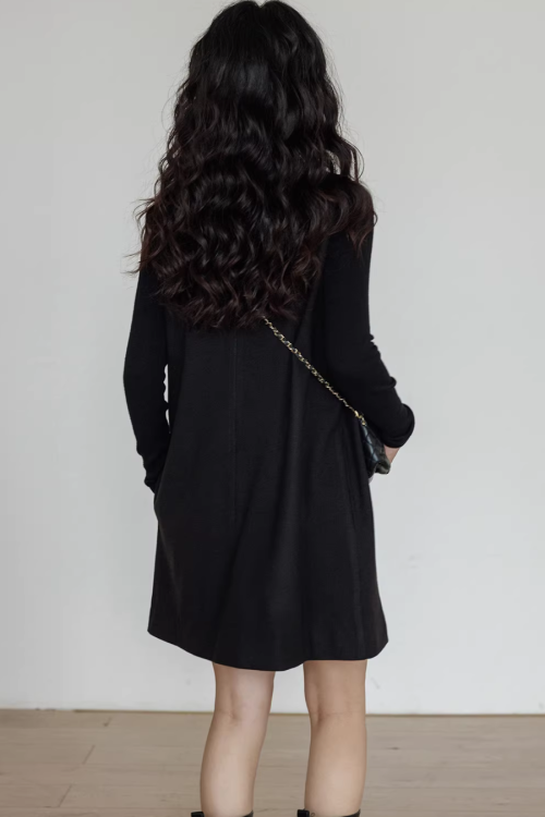 Crew Neck Vest Dress