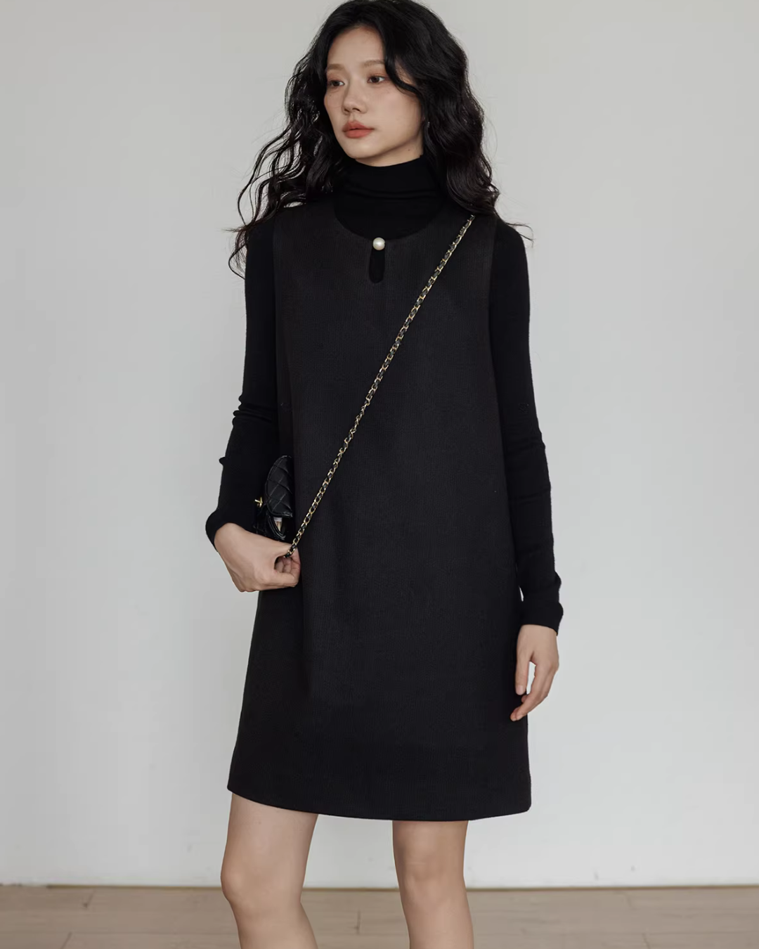 Crew Neck Vest Dress Crew Neck Vest Dress