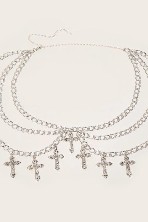 Cross Chain Waist Belt