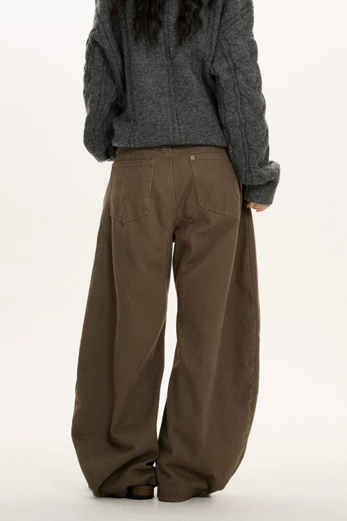 Curve Silhouette Wide Pants