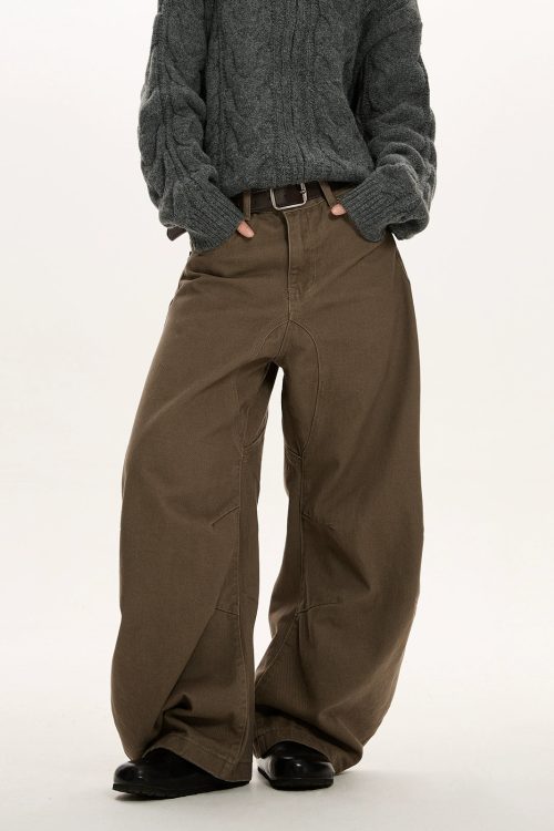 Curve Silhouette Wide Pants