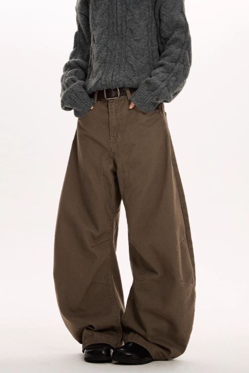 Curve Silhouette Wide Pants