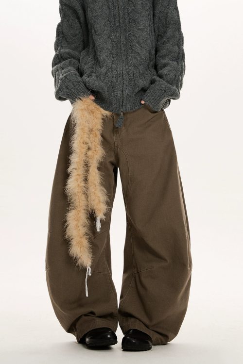 Curve Silhouette Wide Pants