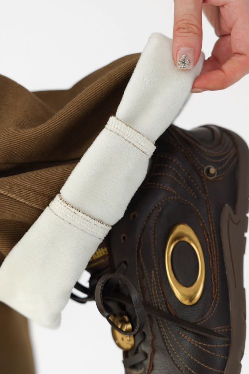 Curved Loose Wide Pants