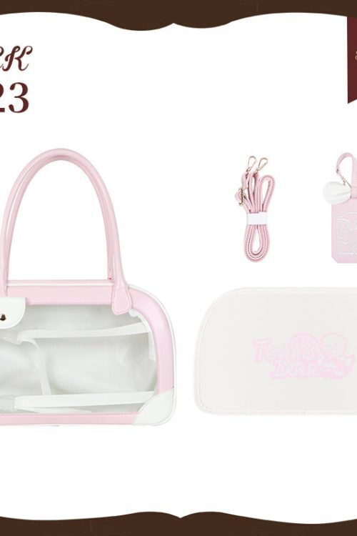 Daily Handbag Ita Crossbody Bag with Clear Window for Plushies and Pins