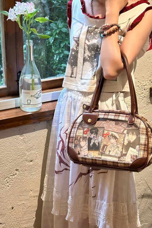 Daily Handbag Ita Crossbody Bag with Clear Window for Plushies and Pins