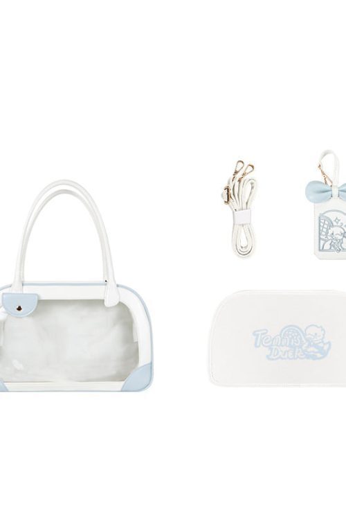 Daily Handbag Ita Crossbody Bag with Clear Window for Plushies and Pins