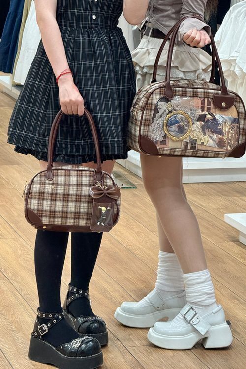 Daily Handbag Ita Crossbody Bag with Clear Window for Plushies and Pins