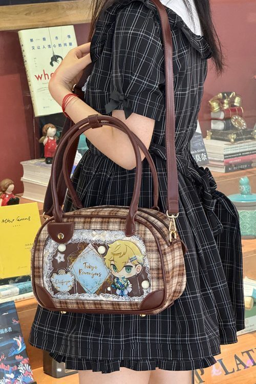 Daily Handbag Ita Crossbody Bag with Clear Window for Plushies and Pins