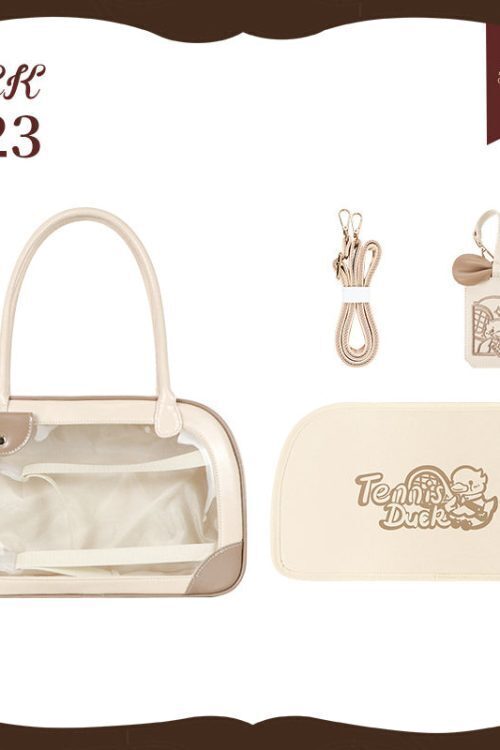 Daily Handbag Ita Crossbody Bag with Clear Window for Plushies and Pins