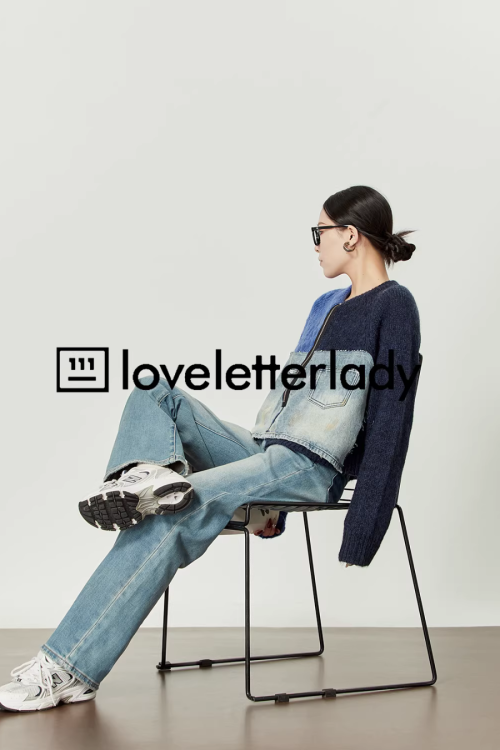 Denim Docking Knit Top