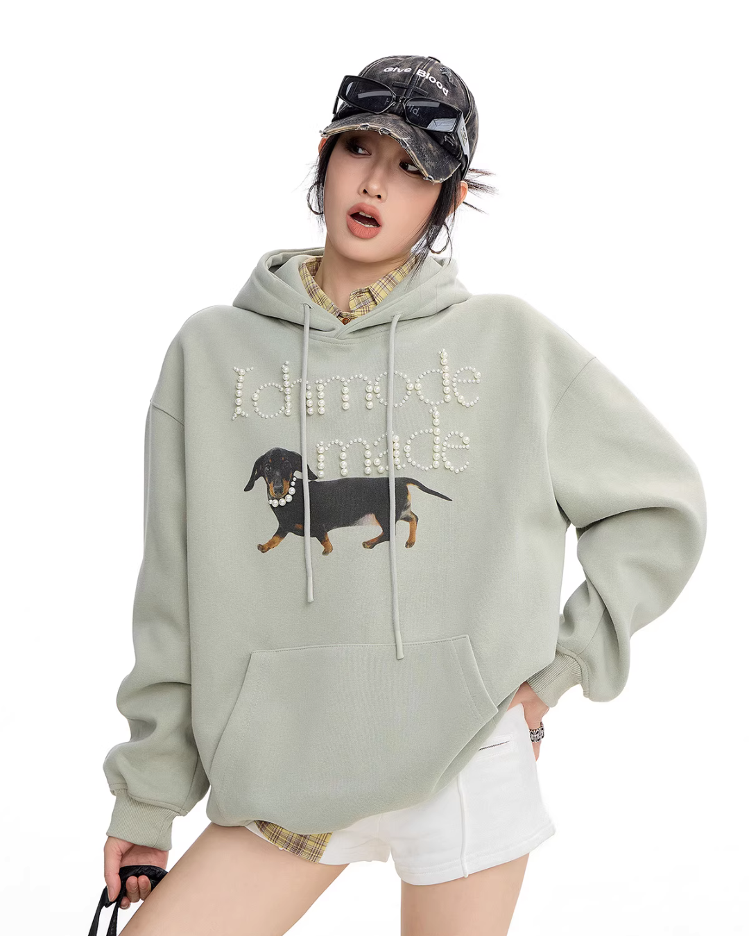 Dog Pearl Logo Sweat Hoodie Dog Pearl Logo Sweat Hoodie