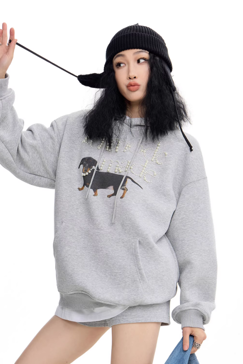 Dog Pearl Logo Sweat Hoodie