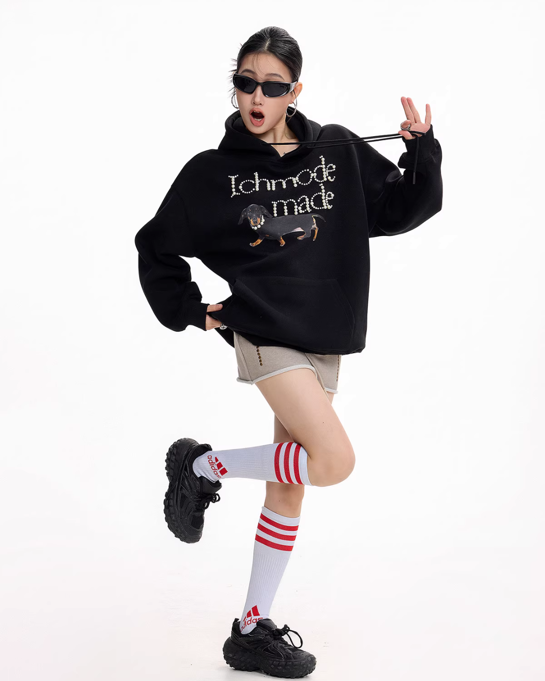 Dog Pearl Logo Sweat Hoodie Dog Pearl Logo Sweat Hoodie