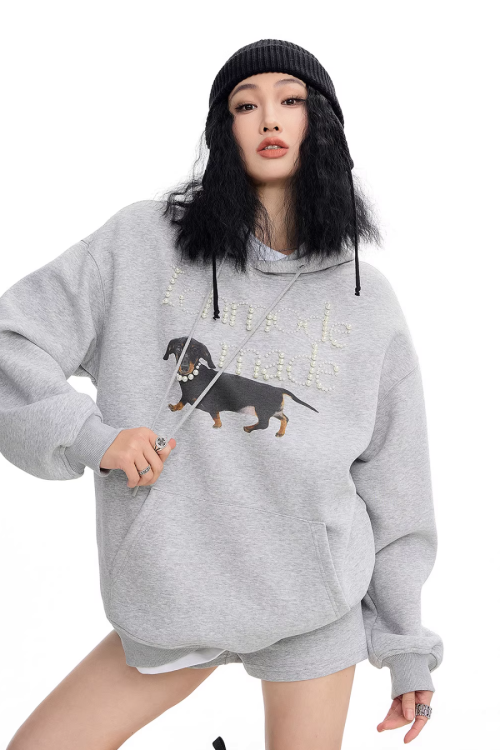Dog Pearl Logo Sweat Hoodie