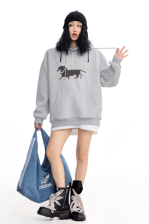 Dog Pearl Logo Sweat Hoodie